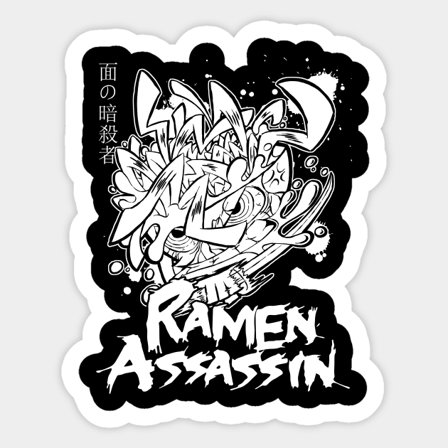 RAMEN ASSASSIN Sticker by HiROT0
